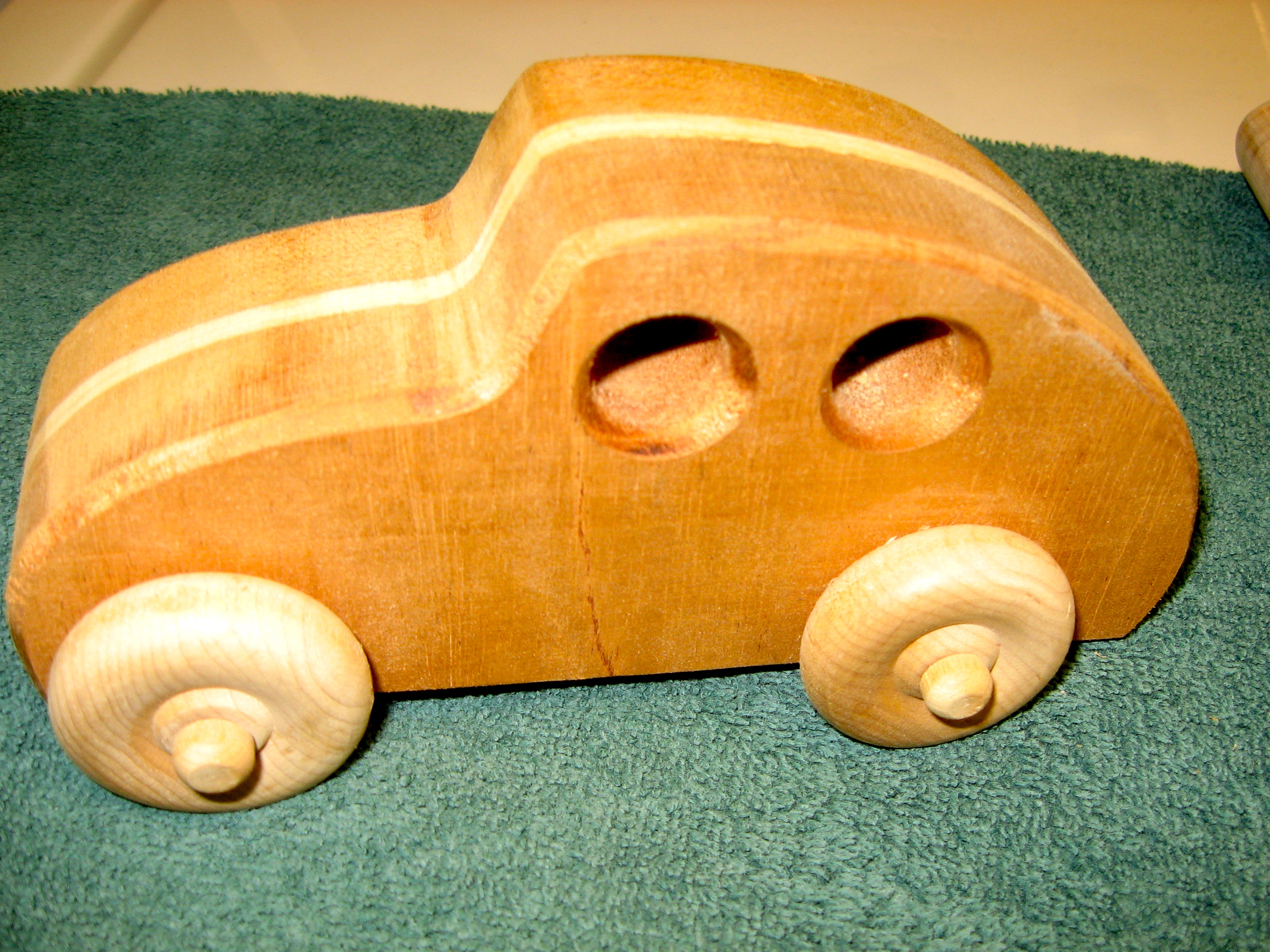 wooden classic car