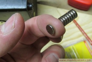 magnet on finger